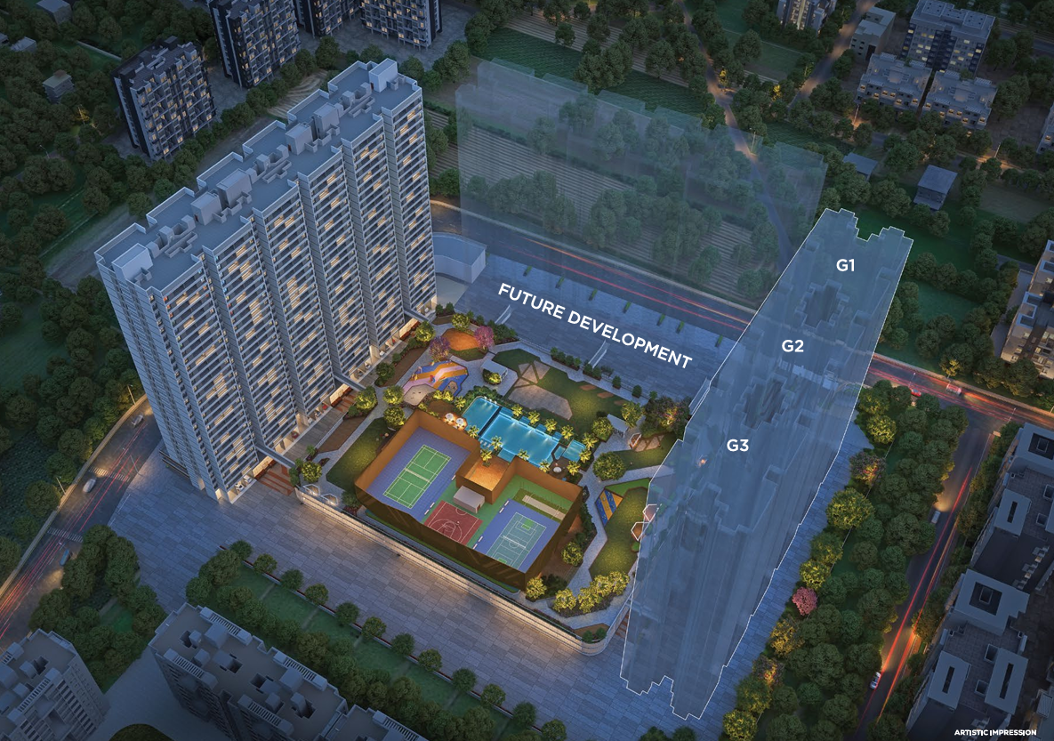 Kumar Prime View G+29 towers in Hadapsar, Pune